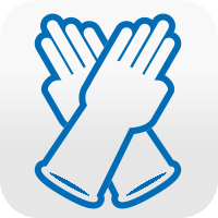 rubber gloves icon